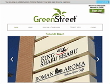 Tablet Screenshot of greenstreetdevelopments.com